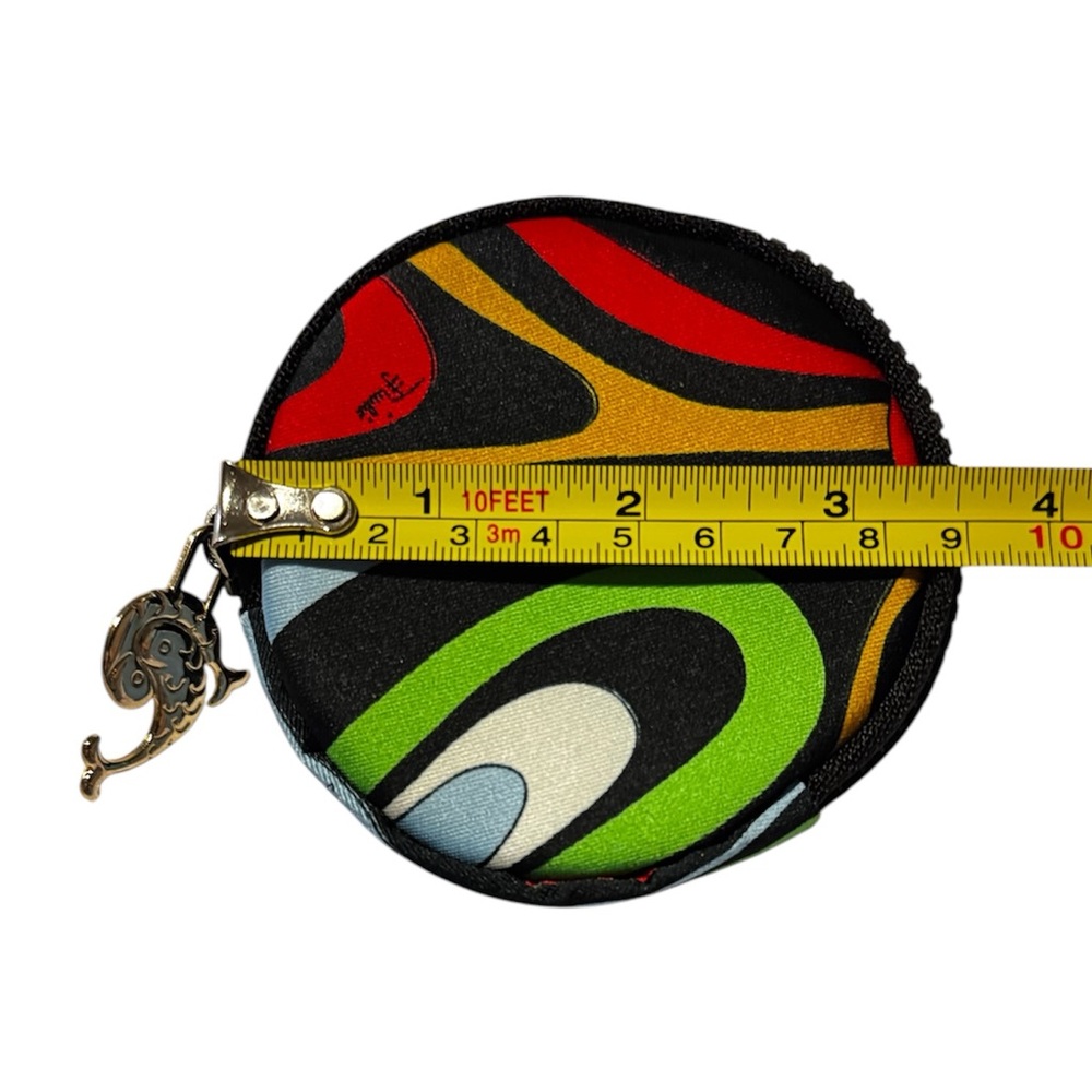New PUCCI MARMO Round Coin Purse - Picture 3 of 9